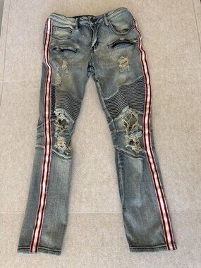 Rue 21 Premium Distressed Skinny Jeans men’s 30x30